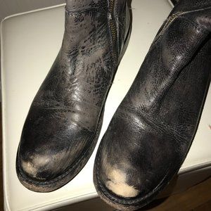 Bed Stu Black DISTRESSED motorcycle boot 9